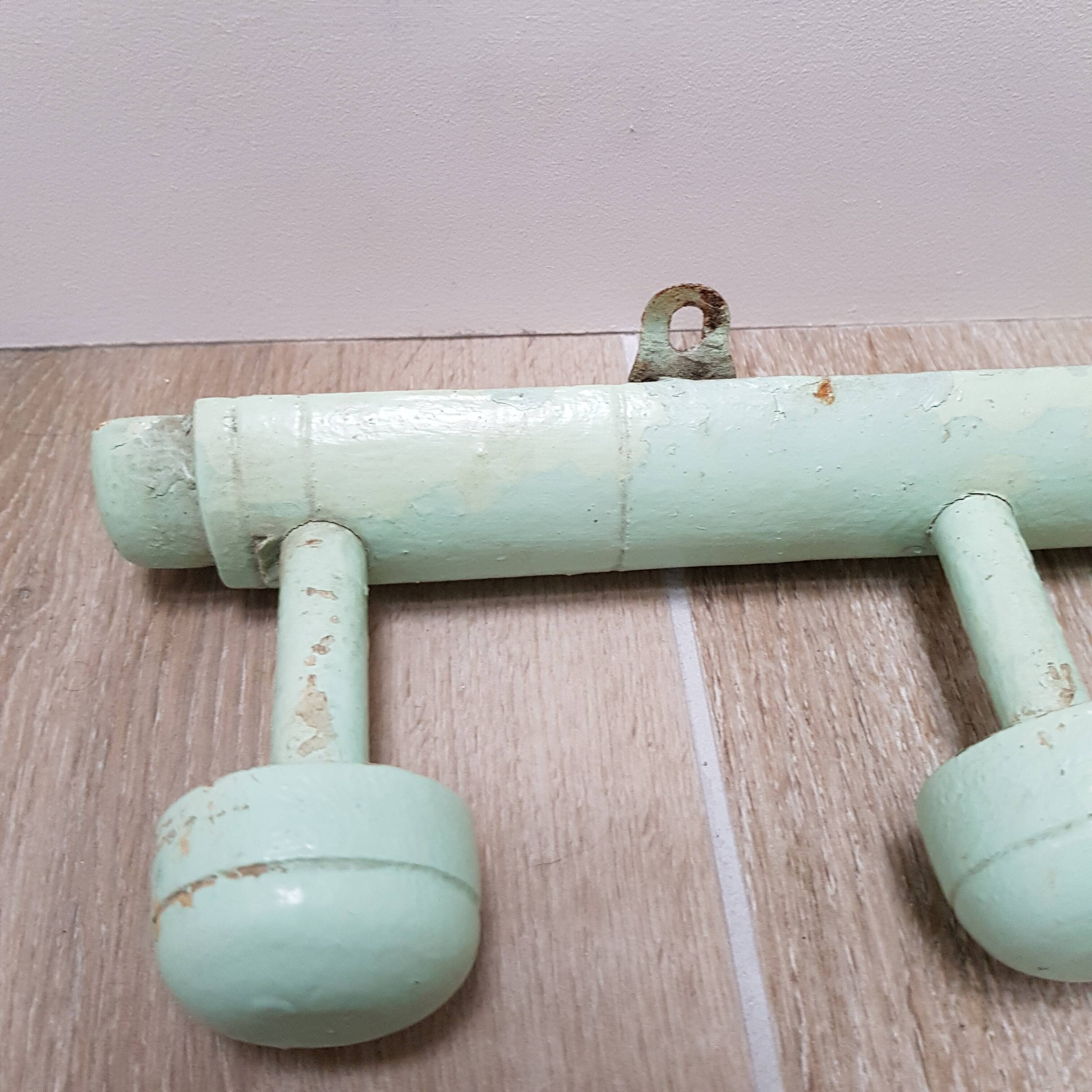 Peg wooden, 5 heads, mint