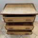 Commode 3 tiroirs en rotin, bambou et cannage, années 70
