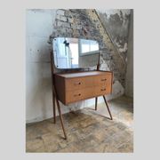 Danish teak dressing table by A.G. Spelj Kobberskyttet, 1960s.