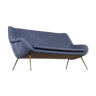 Fritz Neth Blue Velvet sofa