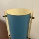 Vintage lamp 50s-60s metal sky blue and plexiglass