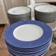 Christofle Océana Bleu dinner service, porcelain and fine gold