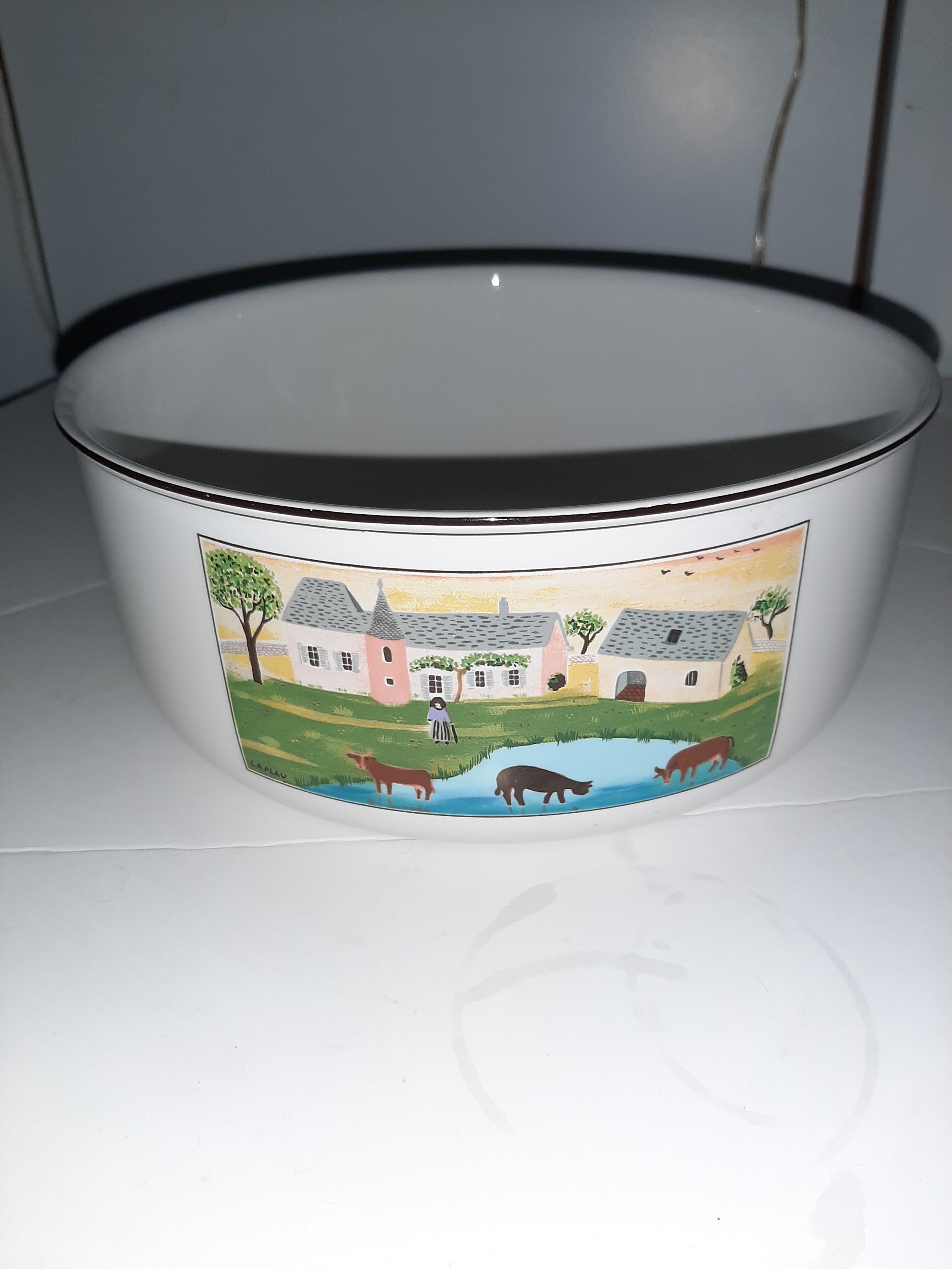 Flat Hollow / salad bowl Villeroy and Boch Naïf Laplau