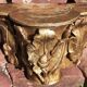 Gilded carved wooden capital, 18th century.