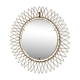 Miroir soleil doré à l'or fin  , pliable, vintage français , Erdecor