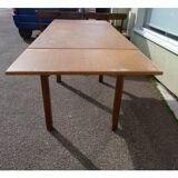 Vintage wooden bistro table 1950/1960