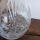 crystal wine decanter from Samabor, Czechoslovakia,