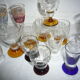17 ex liquor crystal glass set