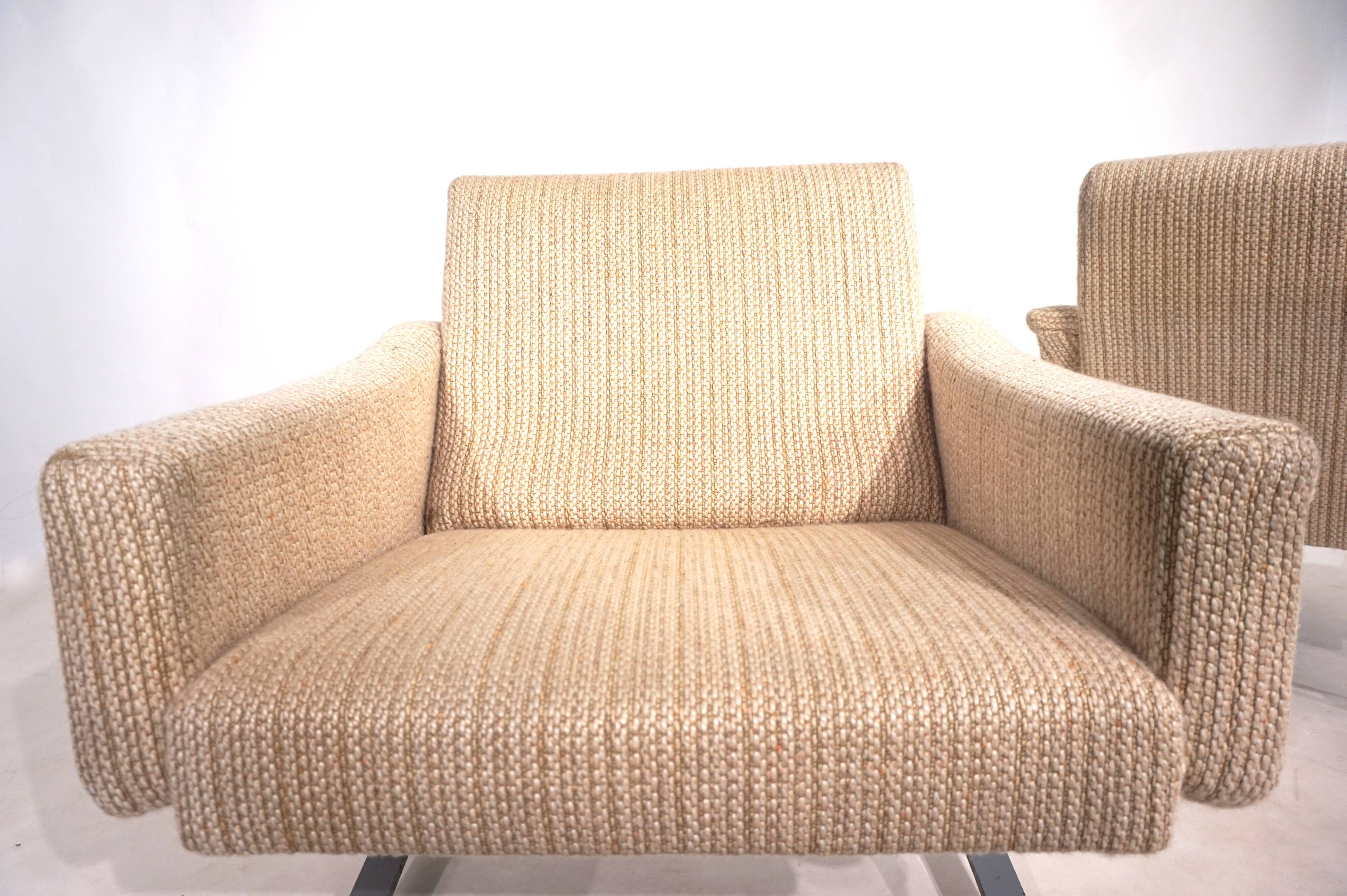 Ensemble de deux chaises longues cantilever Röhl, 1960