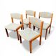 Set of 4 vintage Scandinavian style chairs – Baumann / Maison Regain