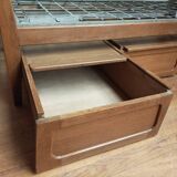 Stackable twin beds with storage chests