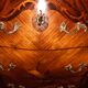 Chiffonnier en marqueterie fleurie de style Louis XV