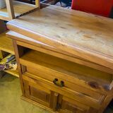 TV cabinet in raw wood to be relooked
