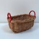 Miniature rattan basket from the 70s