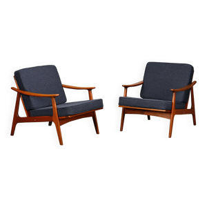 paire de fauteuils modernes - tissu