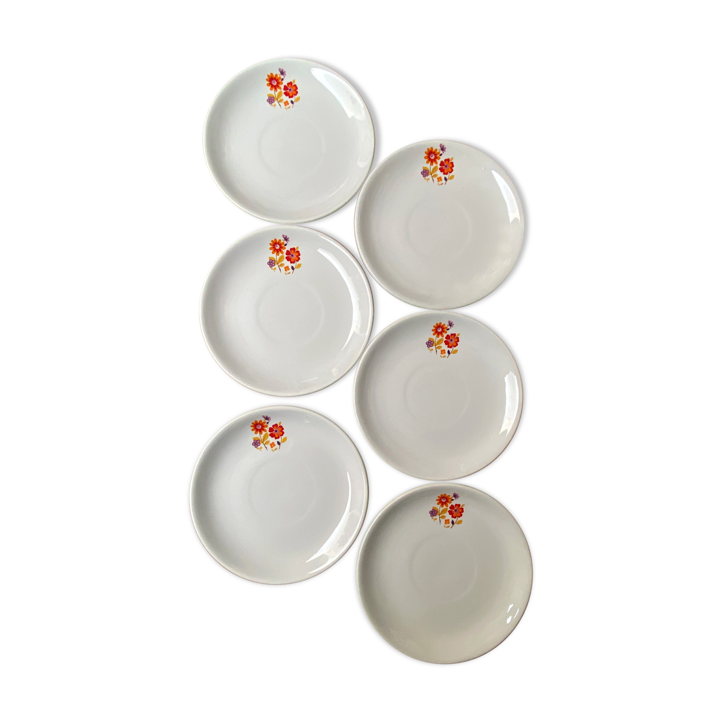 Set de 6 assiettes à dessert Moulin des Loups