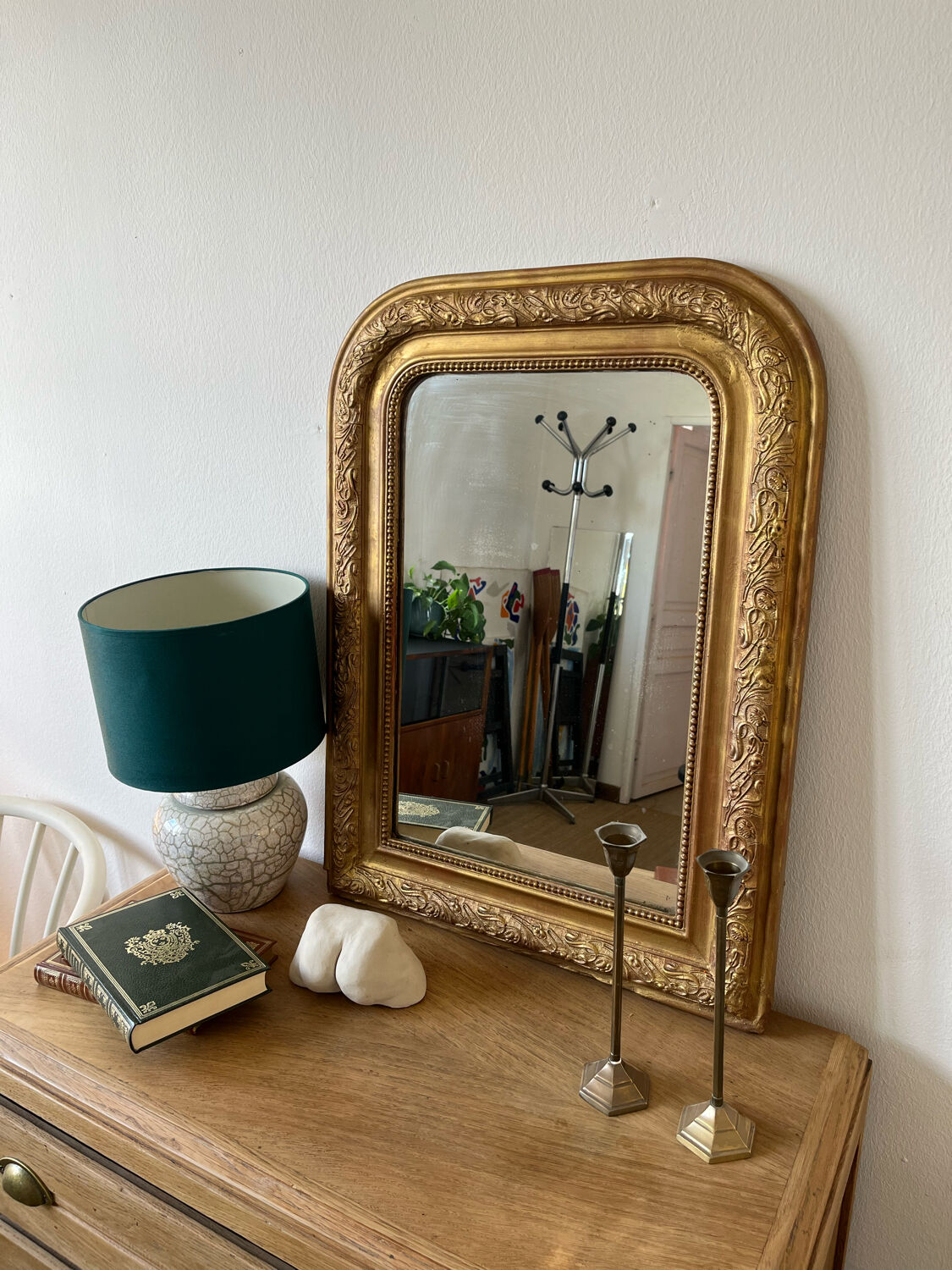 Louis Philippe style mirror gilded