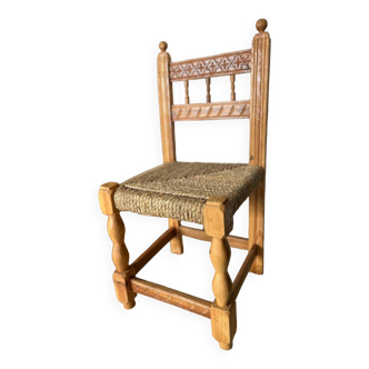 Carved chair from the early 20th century