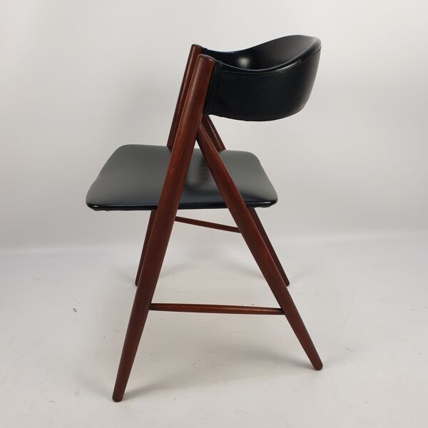 Fauteuil danois en teck du milieu du siècle, années 1960