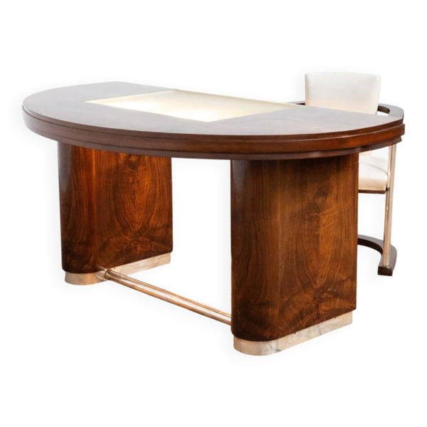 Bureau art déco et son fauteuil – 1950