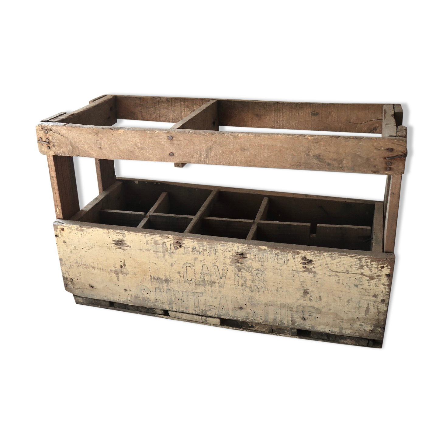 Wooden bottle locker box