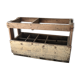 Wooden bottle locker box