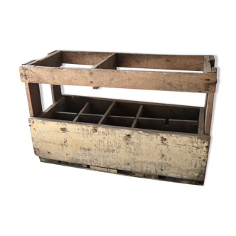 Caisse casiers à bouteilles en bois