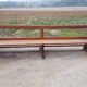 Old chapel bench