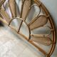 Vintage rattan headboard