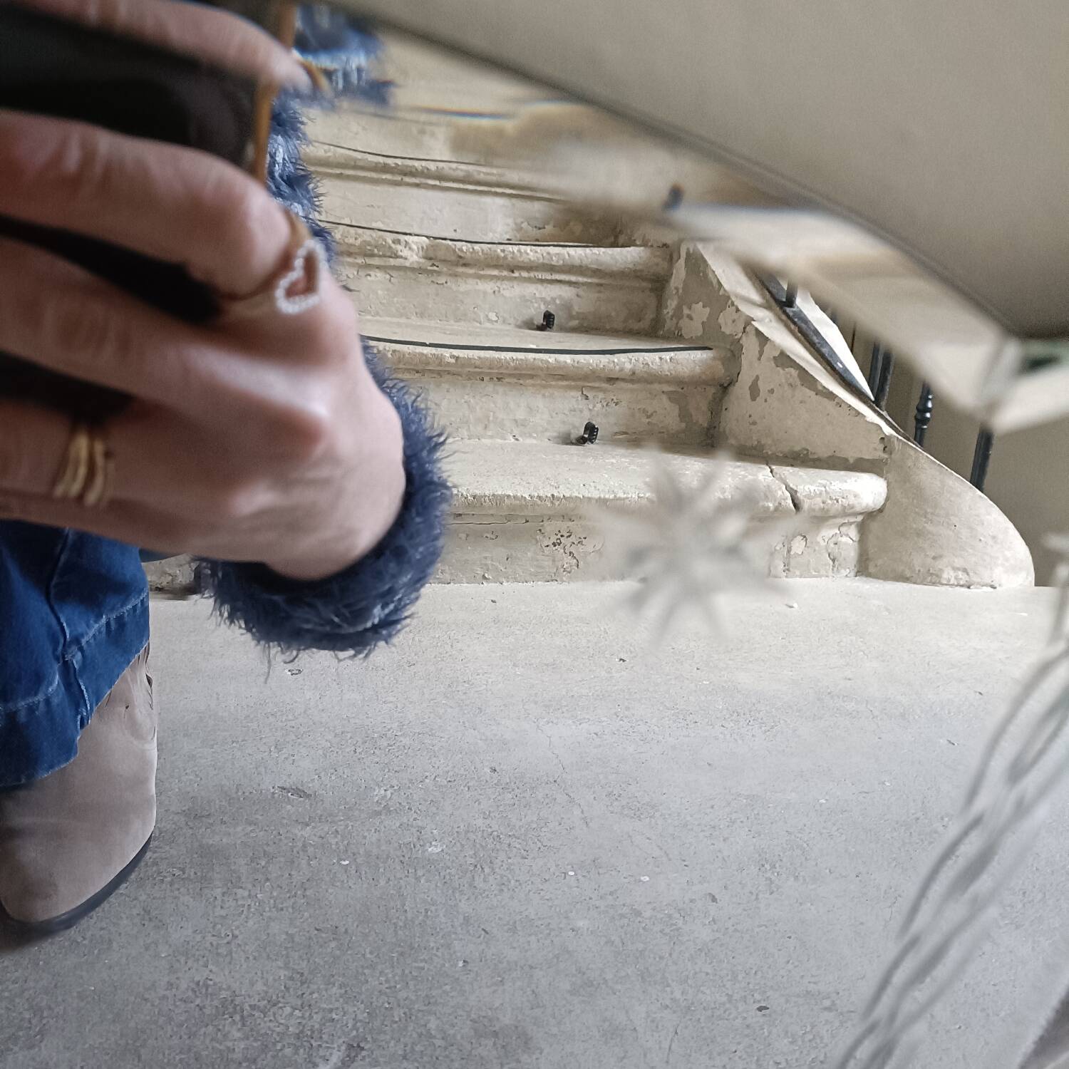 Bevelled Art Deco mirror