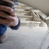 Bevelled Art Deco mirror