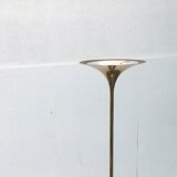 Vintage German floor lamp in Hollywood Regency style made of brass by Doria Leuchten, 1970s.
