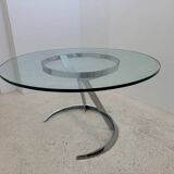 Euro Steel Furniture Idée 2000 Table and Chairs Set Boris Tabacoff