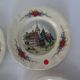 6 dessert plates LOUX Obernai 557112 sarreguemines