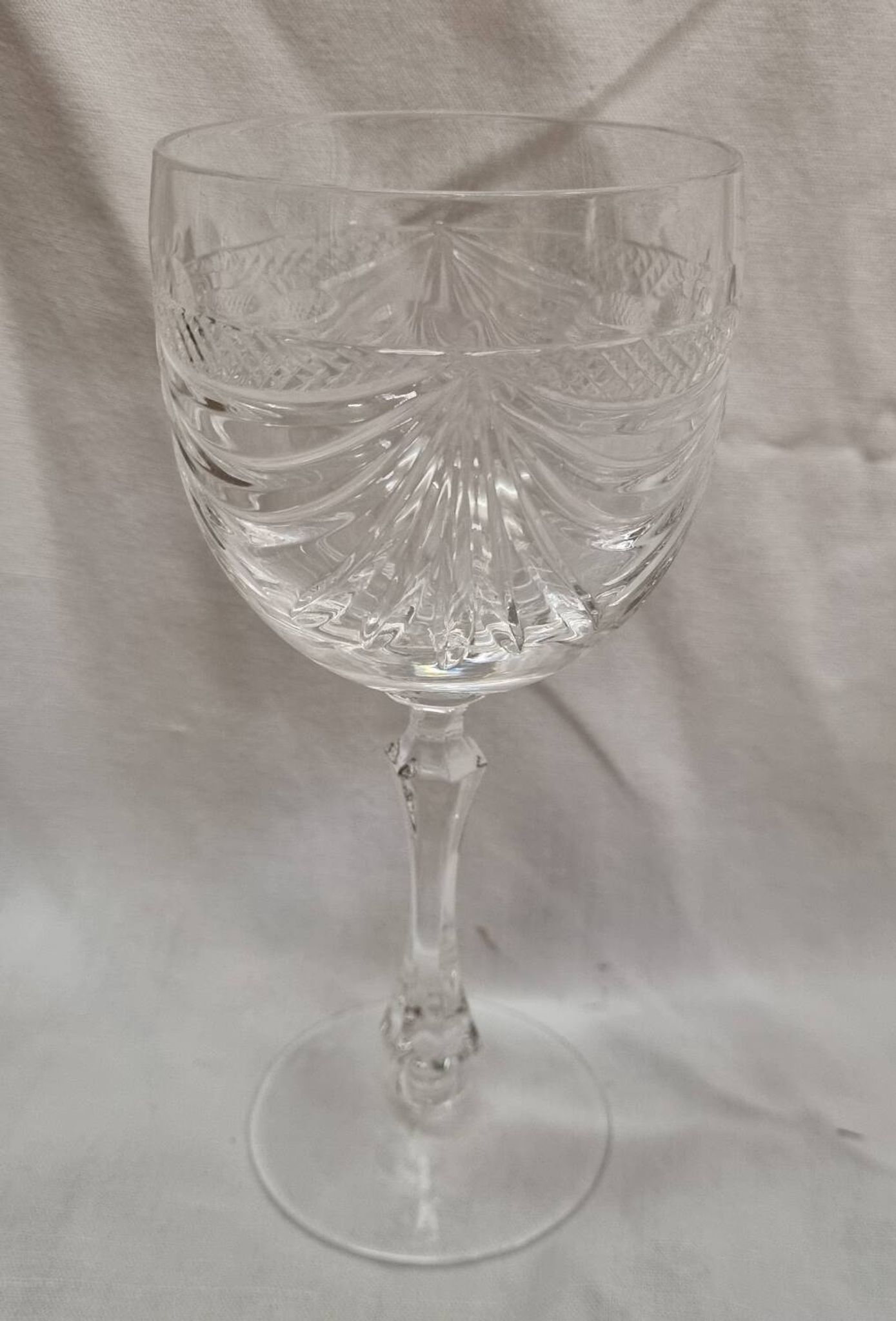 6 verres cristal St Louis, modèle Gérard