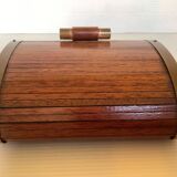 Old wooden box roller shutter roller curtain