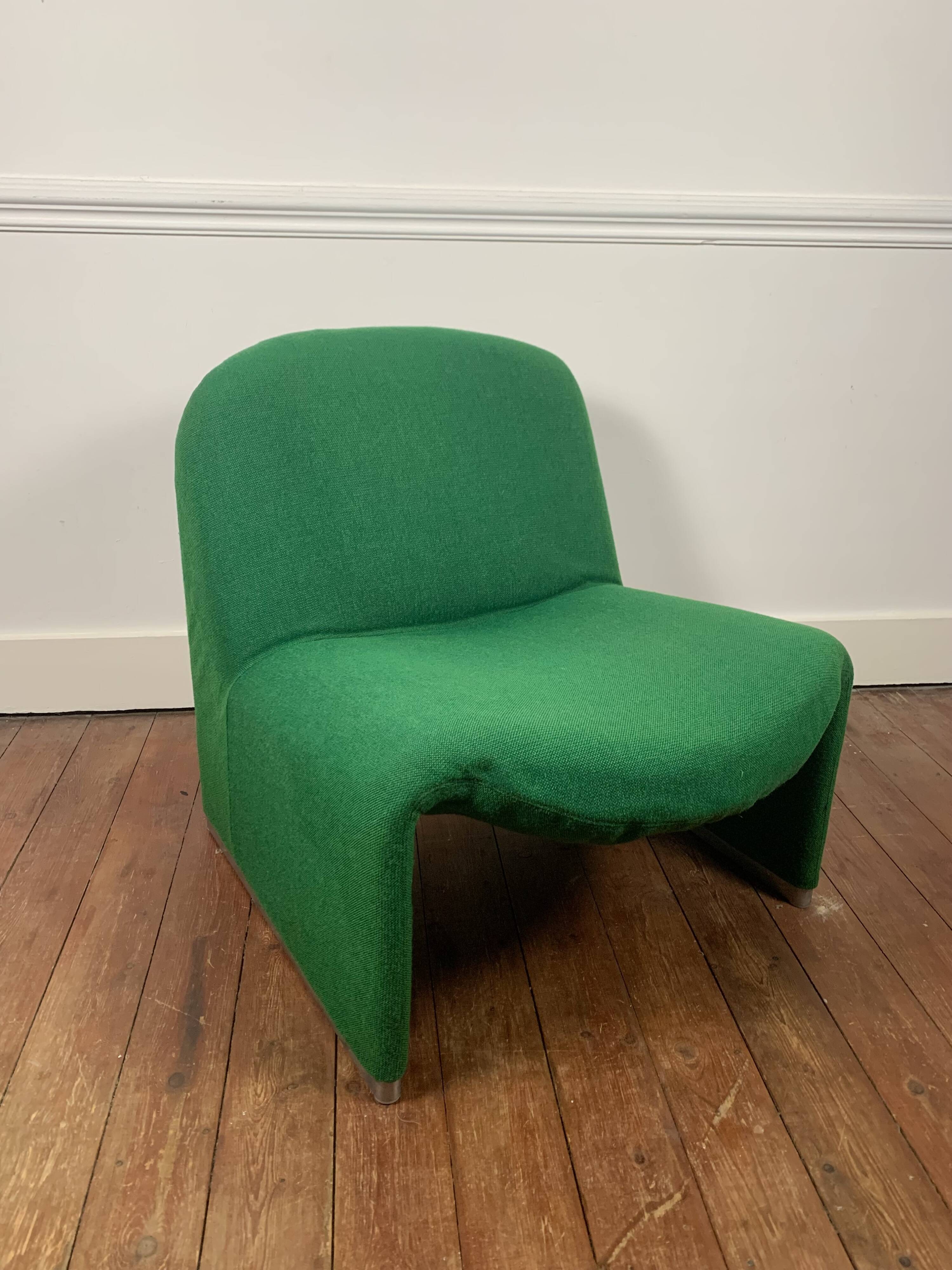 Alky armchair by G. Piretti – Emerald green, 1970s