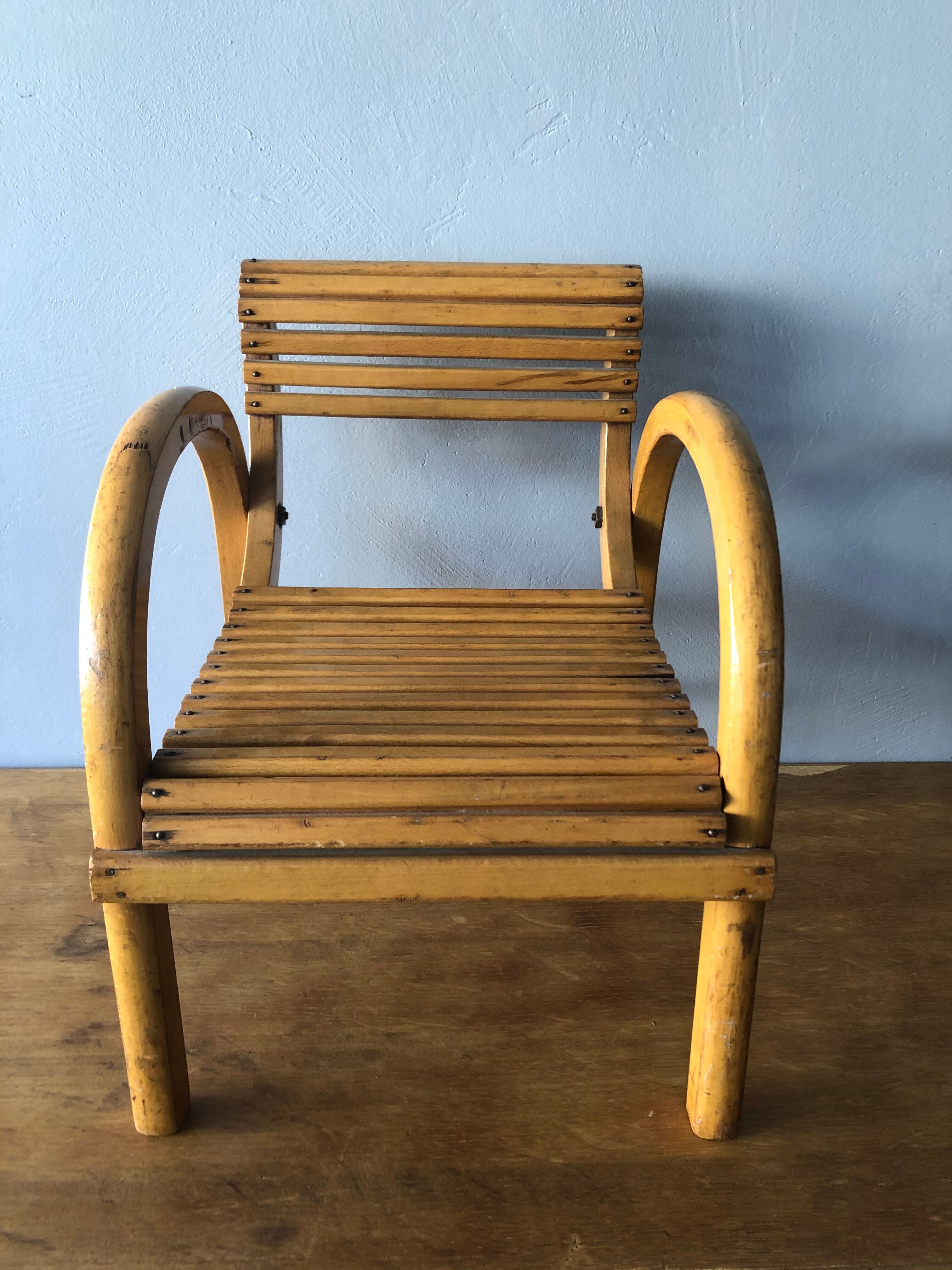 Vintage armchair for children