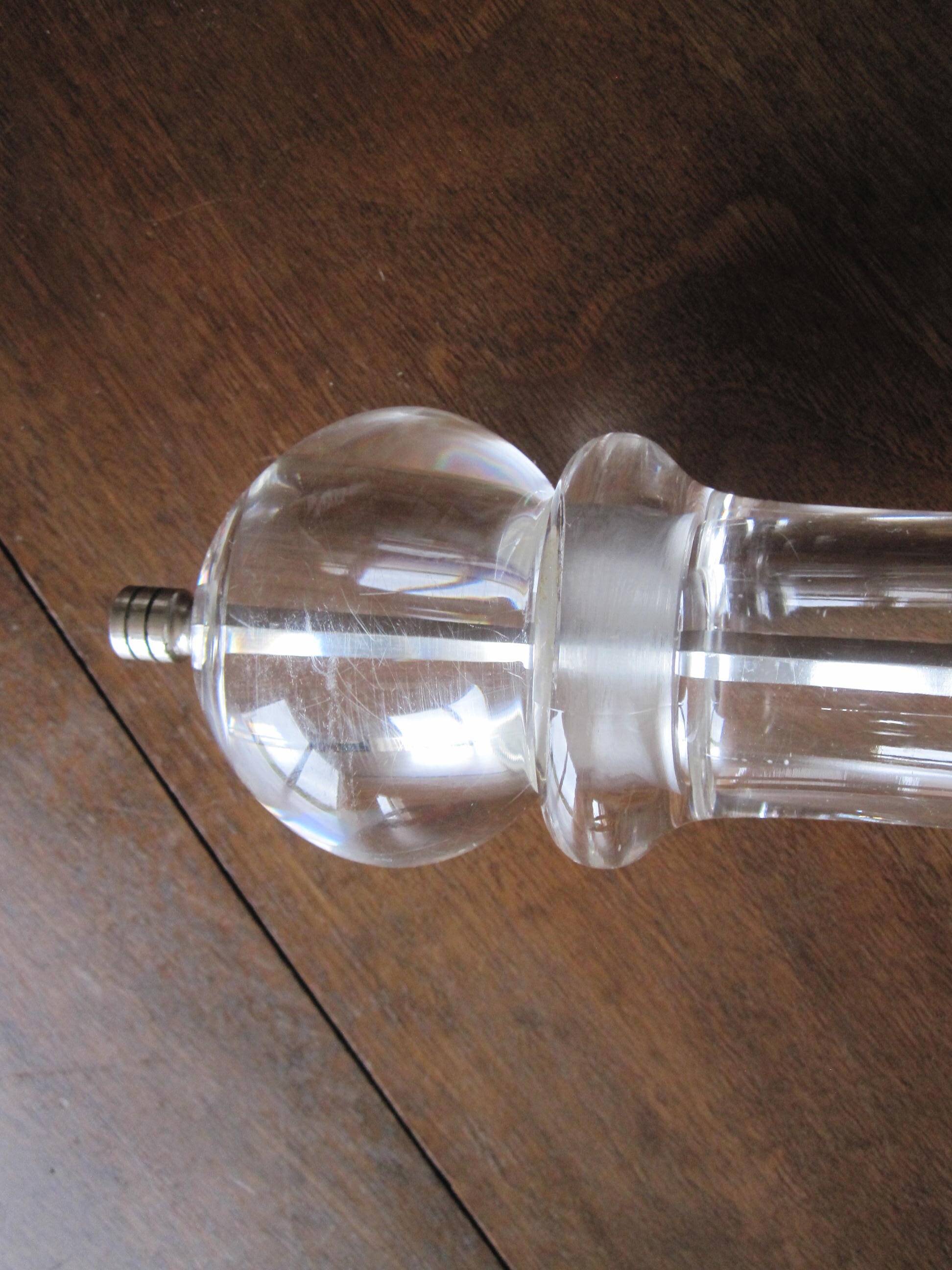 Trudeau Clear Acrylic Salt Mill, 32cm