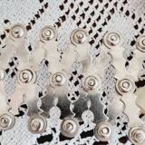 Metal accordion wall candle holder