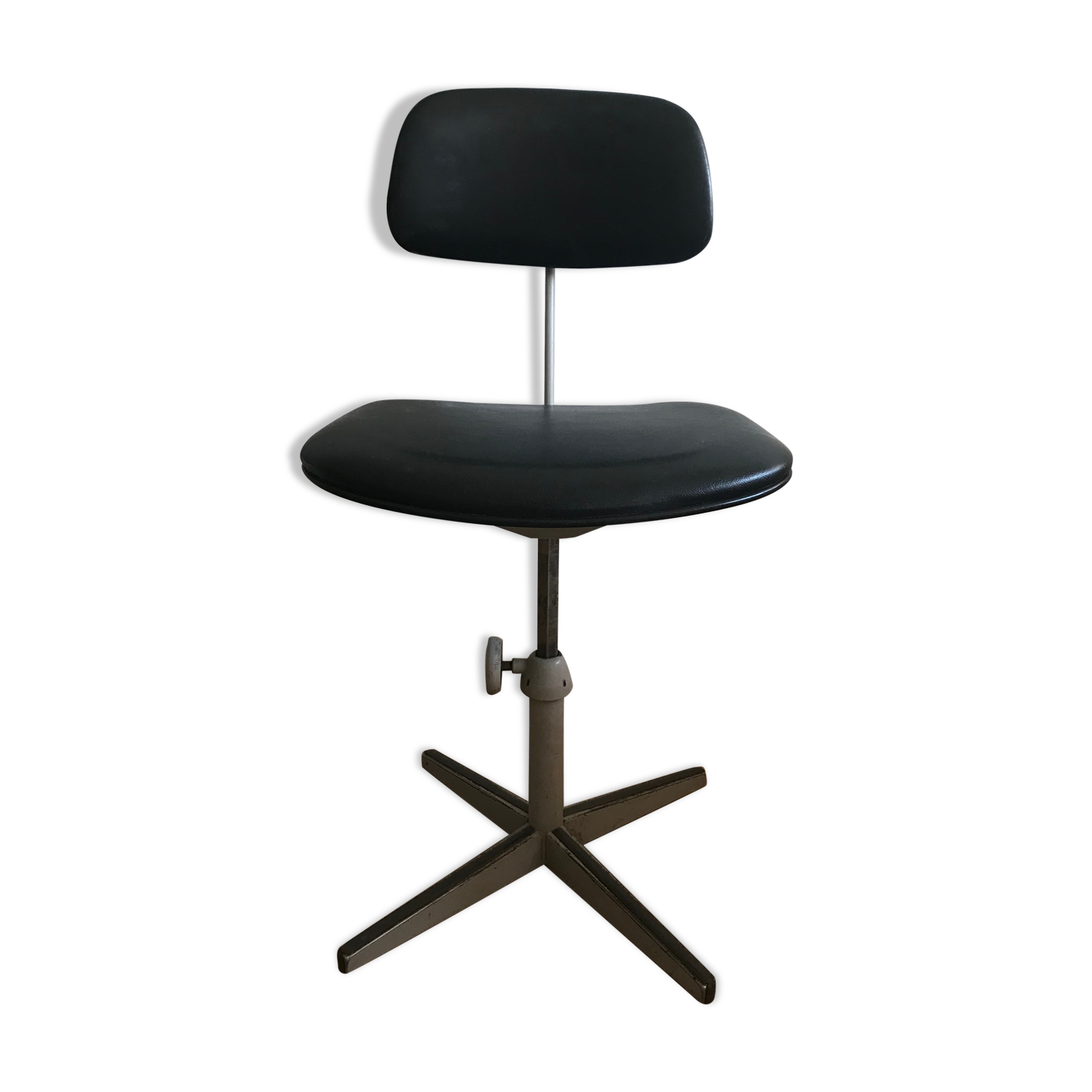 Chaise d’atelier industrielle de Friso Kramer pour Ahrend de Circkel,60’