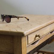 Vintage 1960s Danish oak coffee table, brutalist mid-century, style of Kjærnulf