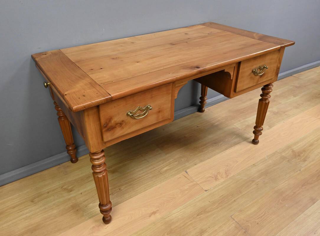 Cherrywood writing desk, Louis-Philippe style – Late 19th century