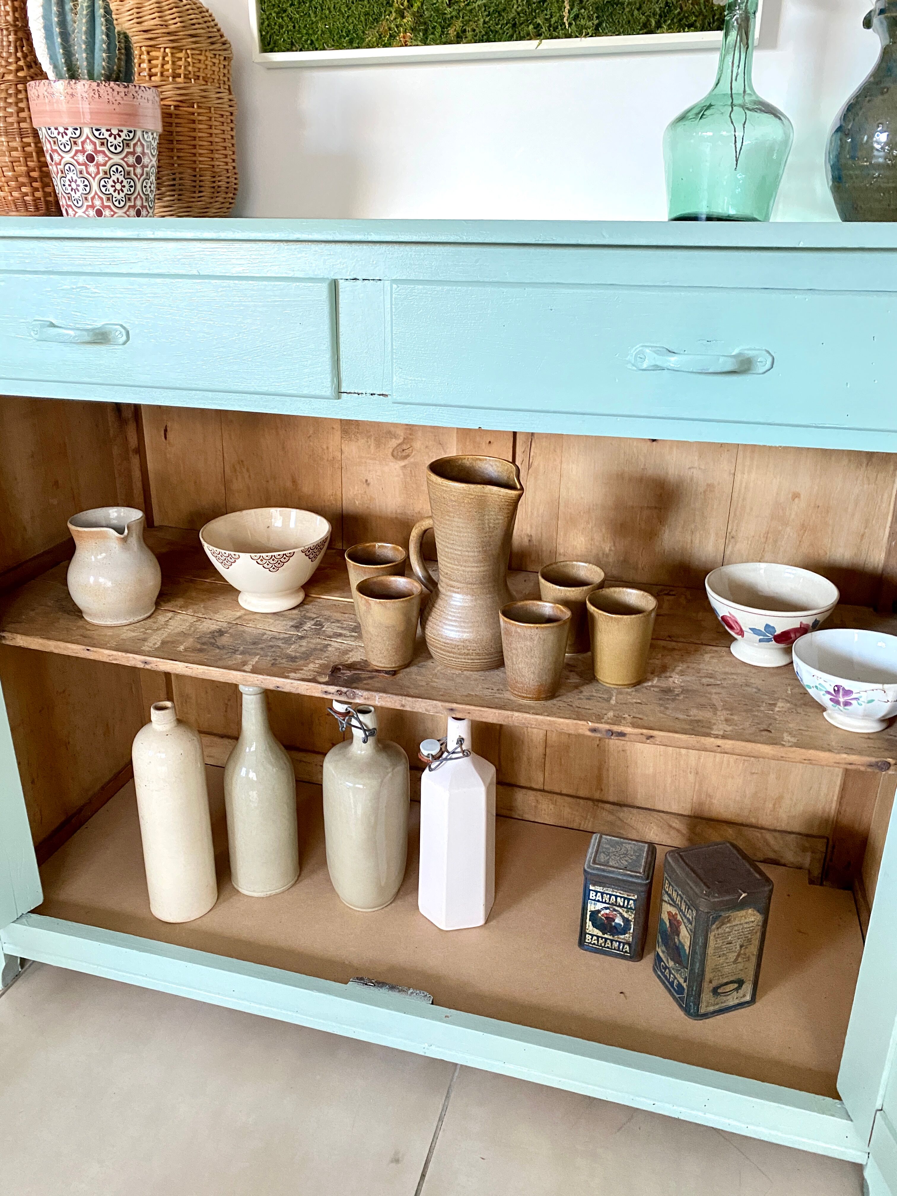 Parisian buffet green mint