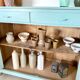 Buffet parisien vert mint