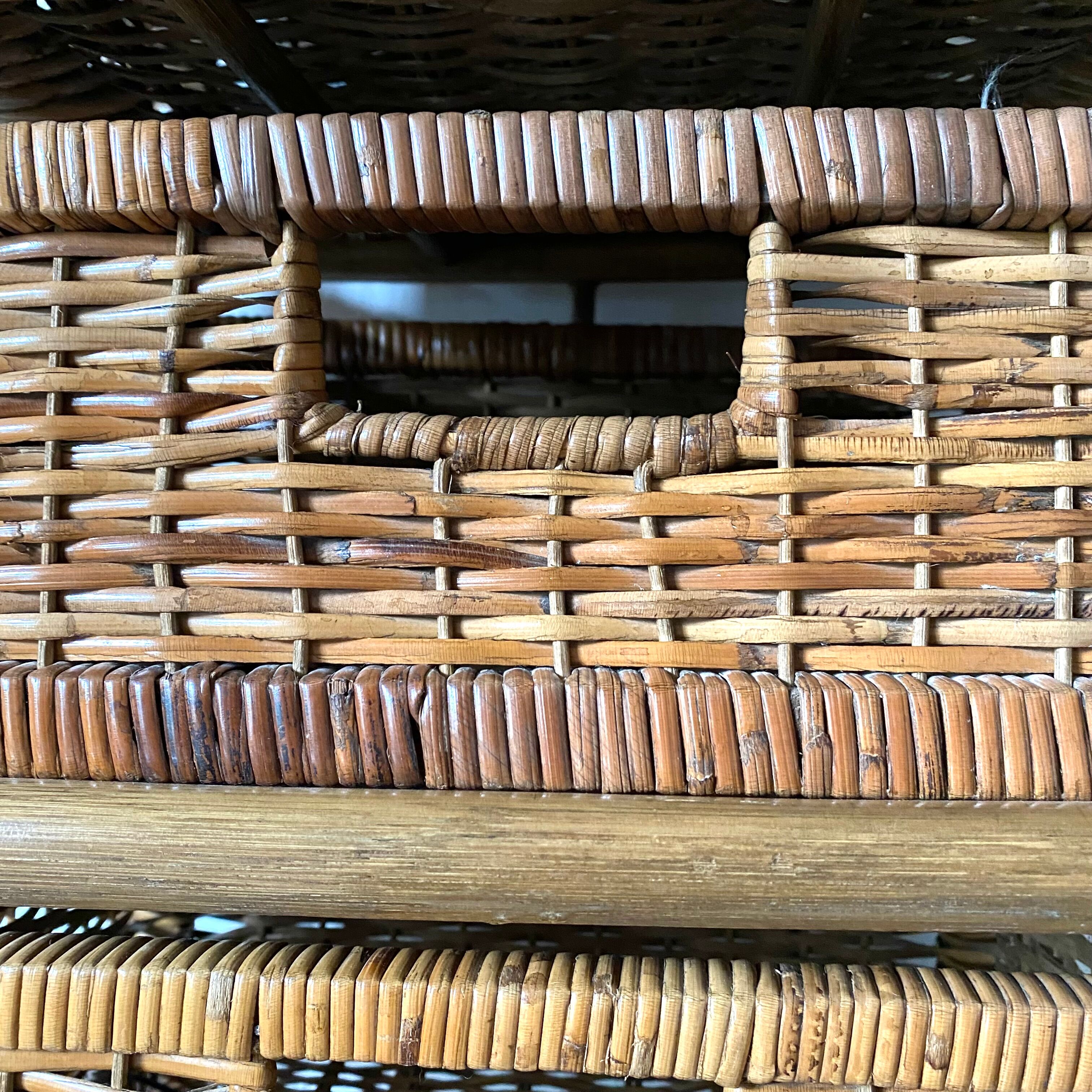 Rattan chest of drawers 3 drawers