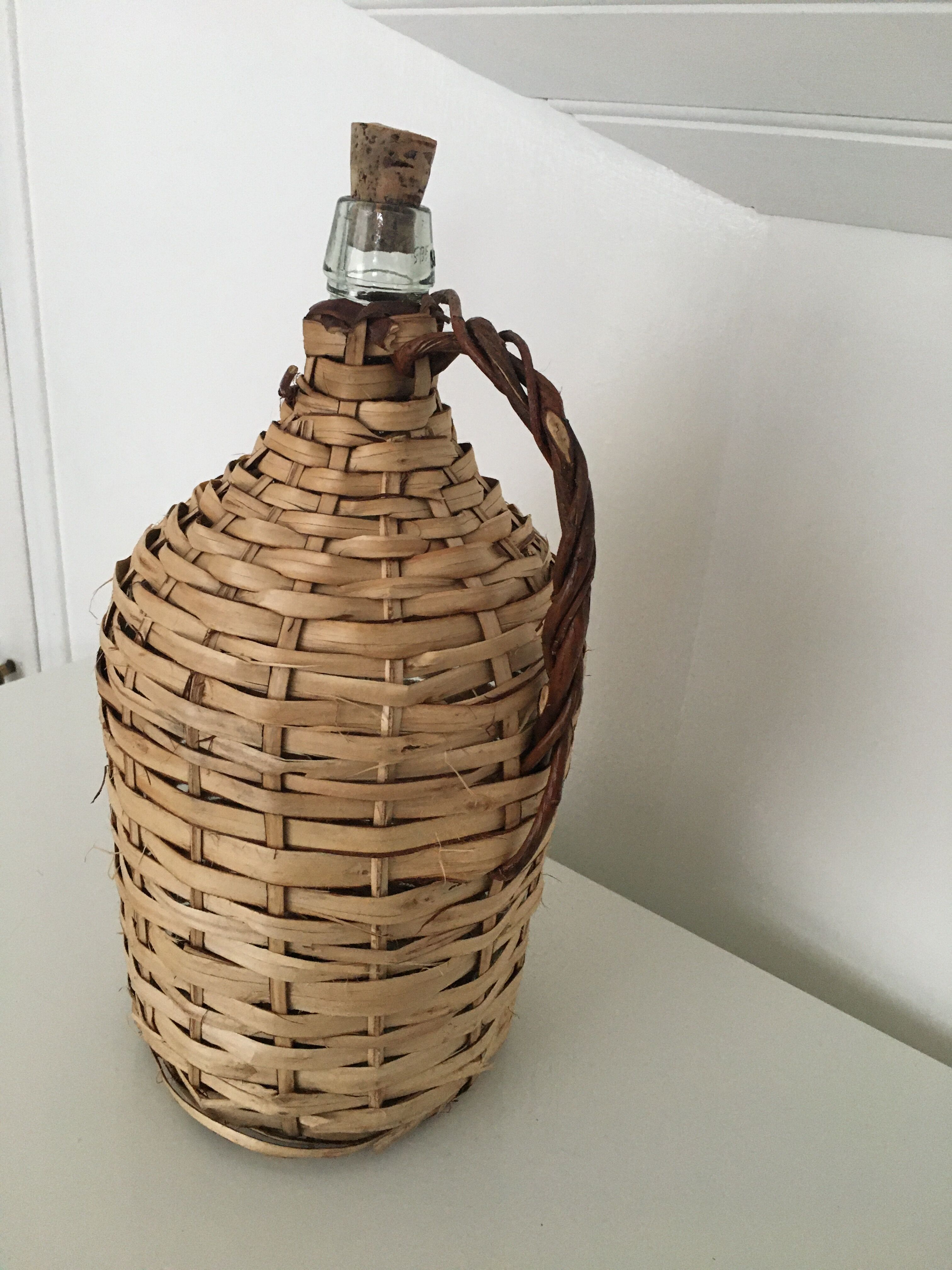 Lady-Jeanne dressed in rattan