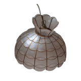 Mother-of-pearl and brass chandelier