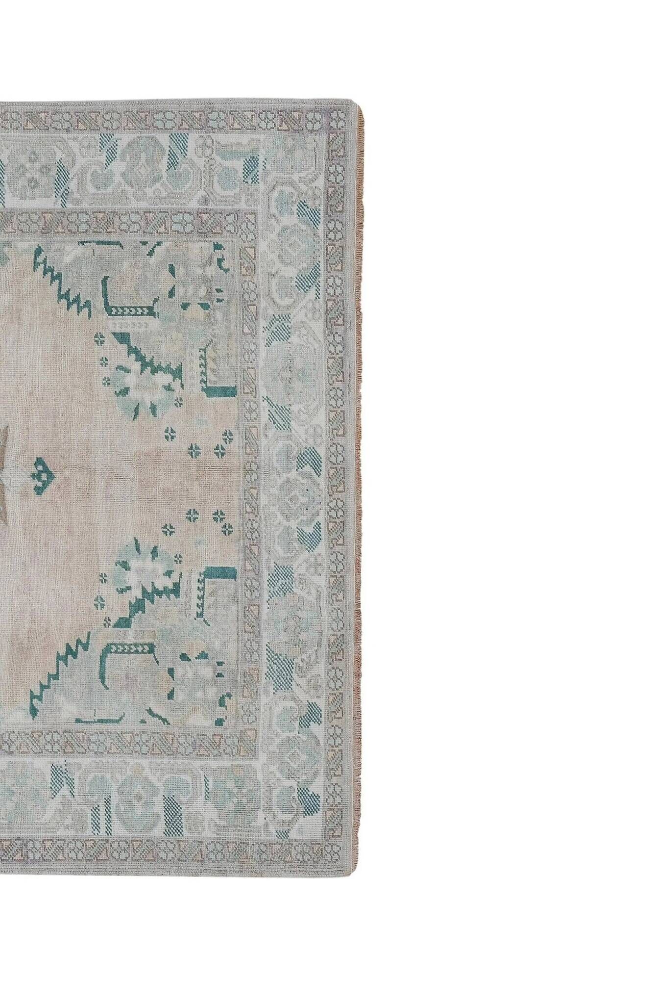 Vintage Turkish Oushak rug 175x258 cm