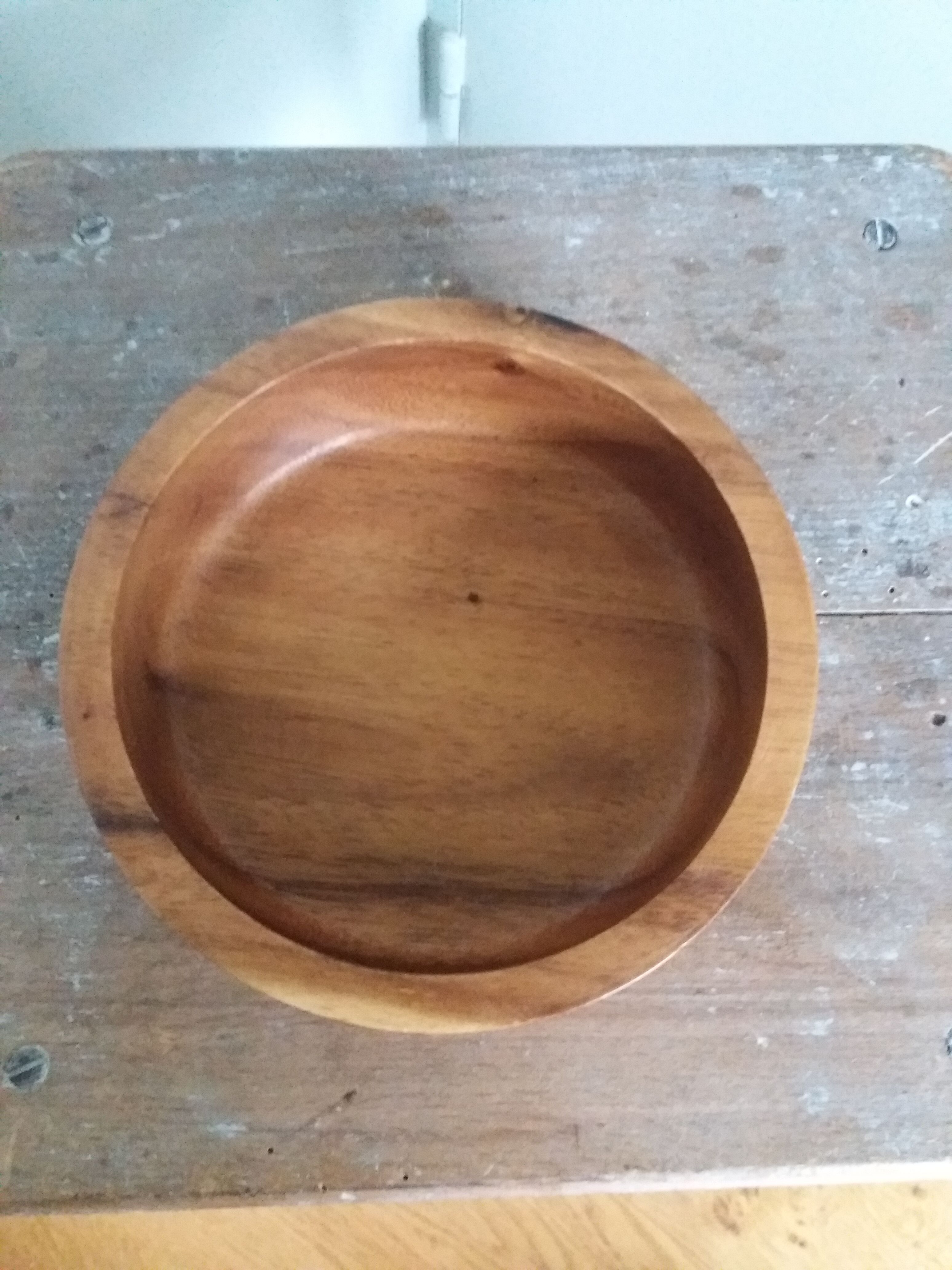 Cup empty bowl wooden pocket